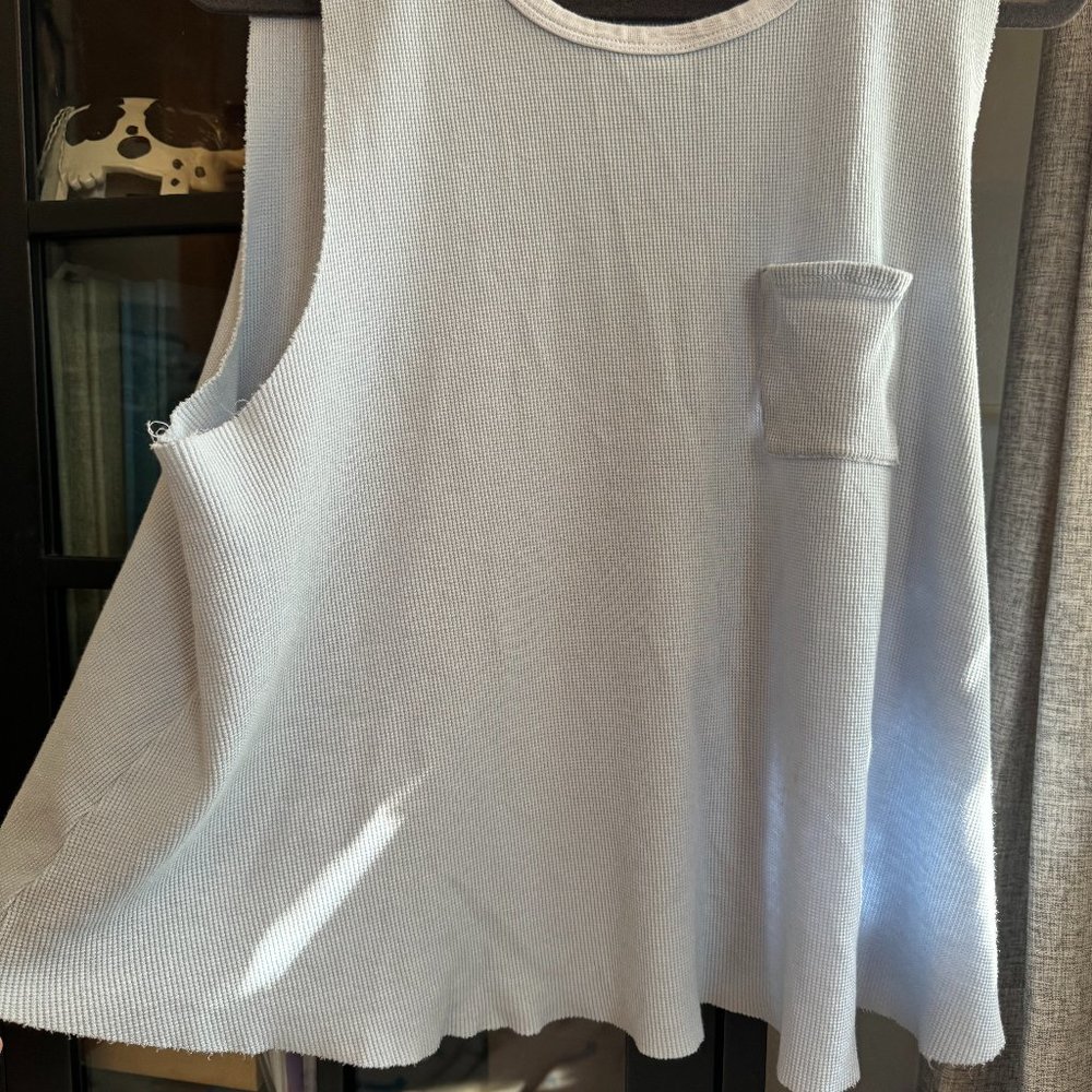 T.LA waffle swing sleeveless top